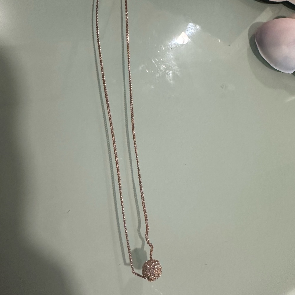Givenchy Rose Gold Pendant Necklace